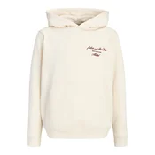 Jack & Jones Junior Majica JORCHAMBERI burgund/bela