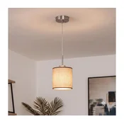 Brilagi - LED luster na sajli NUBILA 1xE27/60W/230V precnik 14 cm braon