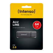 USB Flash drive INTENSO 64GB Hi-Speed USB 2.0 Alu Line Alu-a