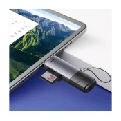 Baseus čitalec SD/Micro SD/MMC/M2 kartic Ključek USB-A in USB Type C