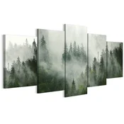shumee Slika na italijanskem platnu 100 x 50 cm pentaptih - eklektični slog - narava Slika na italijanskem platnu 150 x 75 cm pentaptih - eklektični slog - narava