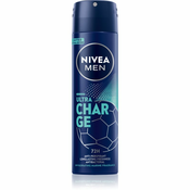 Nivea Antiperspirant v spreju za moške Men Ultra Charge (Anti-perspirant) 150 ml