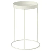 LANGNÄBB Stojalo za rože, notranji/zunanji/bela, 26 cm