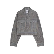 Bershka Prehodna jakna moder denim
