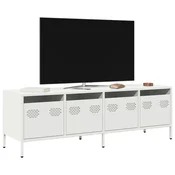 TV ormaric bijeli 135x39x43,5 cm hladno valjani celik