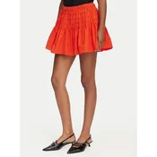 Vero Moda Mini krilo Sofia 10350924 Oranžna Regular Fit