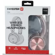 Stereo slušalke Swissten Trix Bluetooth, roza