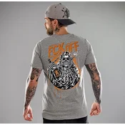 Hardcore majica moška - GREY FCK OFF - HYRAW - SU24-M12