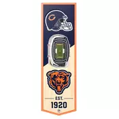 Chicago Bears 3D Stadium Banner slika