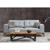 Atelier del Sofa Trosed na razvlacenje Montana 91x85x223cm Sivi