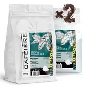 Kavna zrna ETHIOPIA Sidamo 1kg x2 Sveže pražena Arabica 100% CAFEIERE
