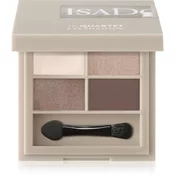 IsaDora The Eyeshadow Quartet paleta senčil za oči odtenek 04 Cappuccino 3.5 g