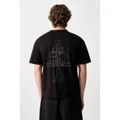Majice C.P. Company 30/1 Jersey Short Sleeve Comfort Logo T-Shirt Black L