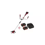 EINHELL Set akumulatorski trimer Agillo 36/255 BL – Solo + PXC starter set 2×3.0Ah, 3810000027