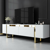 HANAH HOME TV polica Yildiz White Gold