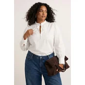 Trendyol Curve Ženska bluza Tbbss26Af00020, Krem
