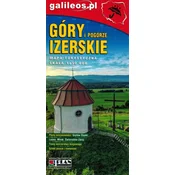 shumee Jizerske gore in predgorje 1:50.000. Plastificiran turistični zemljevid. Izdaja 2025. Galileos