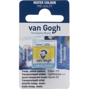 Van Gogh Watercolour Pan Transparent Yellow Medium