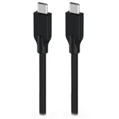 Genius ACC-C2CC-3A, kabel, USB-C do USB-C, USB 3.0, 3A, PD 60W, pleten, 1,5 m, črn