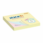 HOPAX Stick'n by Stick'n Alternate - pastelne barve, 76 x 76 mm, 100 listov