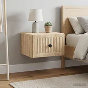 Nocni ormaric za montažu na zid s ladicama 2 pcs Hrast sonoma