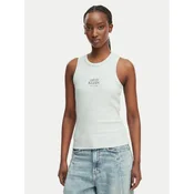 Calvin Klein Jeans Top LV047F239G Svetlo zelena Slim Fit
