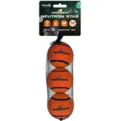 Dog Comets Neutron Star Tennis Ball With Squeaker - Orange - M (paket 3 kosov)