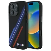Bmw Silikonski ovitek BMW črne barve Hardcase MagSafe za iPhone 16 Pro Max