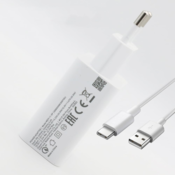 Xiaomi polnilec MDY-11-EP USB A 22,5W s kablom Type C 3A - bel (Bulk)