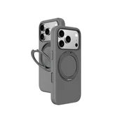 Ovitek Cloudie za iPhone 17 Pro s stojalom - siv