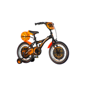VISITOR Bicikl za dečake BAS160 16 Basket EUR1 crno-narandžasti