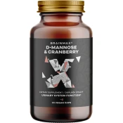 BrainMax D-Mannose & Cranberry, 90 rastlinskih kapsul