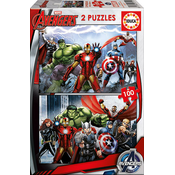 Puzzles Vengadores Avengers Marvel 2x100