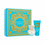 Versace Pour Femme Dylan Turquoise Set toaletna voda 30 ml + gel za tijelo 50 ml za žene