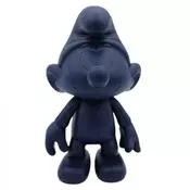 shumee Premična figura mladička Smurfa iz vinilne mat temno modre barve, 20 cm