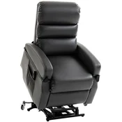 Homestar Električni naslanjač z dvigalom 78x98x110 cm temno siva
