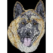 shumee Akita, Akita Inu - našitek v obliki psa, vezeni našitek, edinstvena dekoracija nahrbtnika znamke Art-Dog
