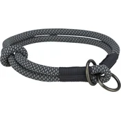 Trixie polzatezna ovratnica za pse Soft Rope XS 25 cm/fi-6 mm črna/siva
