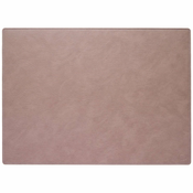 Podloga za pisalno mizo SQUARE BULL 44 x 64 cm, toplo siva / bela, usnje, LIND DNA