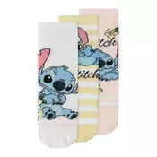 NAME IT Nogavice NMFANDI STITCH  svetlo modra / rumena / roza / bela