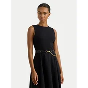 LAUREN RALPH LAUREN Cocktail obleka 200980935001 Črna Regular Fit
