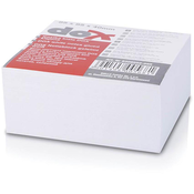 OFFICE PRODUCTS kocka blok lepljena, 85x85mm, bela