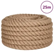 Vidaxl Vrv iz jute 25 m dolžina 30 mm debelina