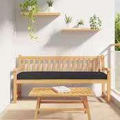 Jastucic za palete Crna 200 x 40 x 8 cm Oxford tkanina