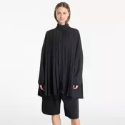 Obleka Nike Sportswear Womens Oversized Long-Sleeve Pleated Mini Dress Black/ Black S