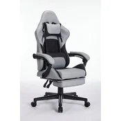 Gaming stolica ePlayGame HC-4095 BG platno/sivo crna