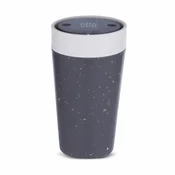 Reciklirani termo lonček Circular 340 ml, Grey and Pebble White