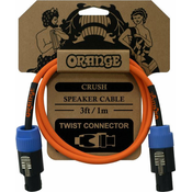 Orange Crush 3ft Speaker Cable Twist Connector to Twist Connector