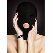 Maska za podređivanje bez otvora za oči - crna