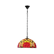 Brilagi - Tiffany vitražni luster na lancu GARLAN 2xE27/60W/230V